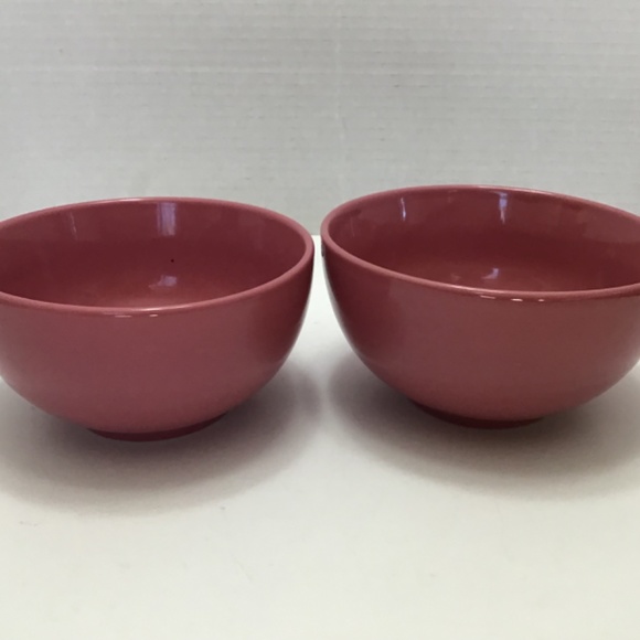2 VTG Anthropomorphic 3D Face Bowls Ceramic Bowl With Glossy Finish Pink - Picture 6 of 8